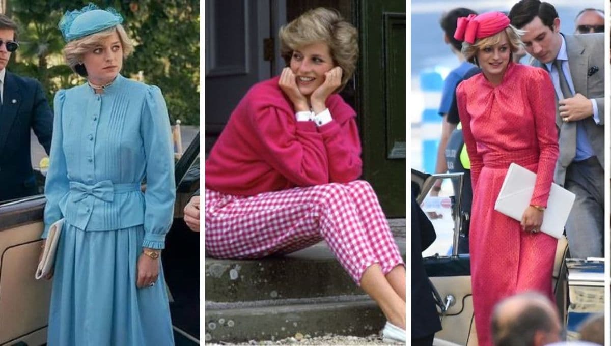 5 looks de la princesa Diana en la vida real que aparecen en The Crown