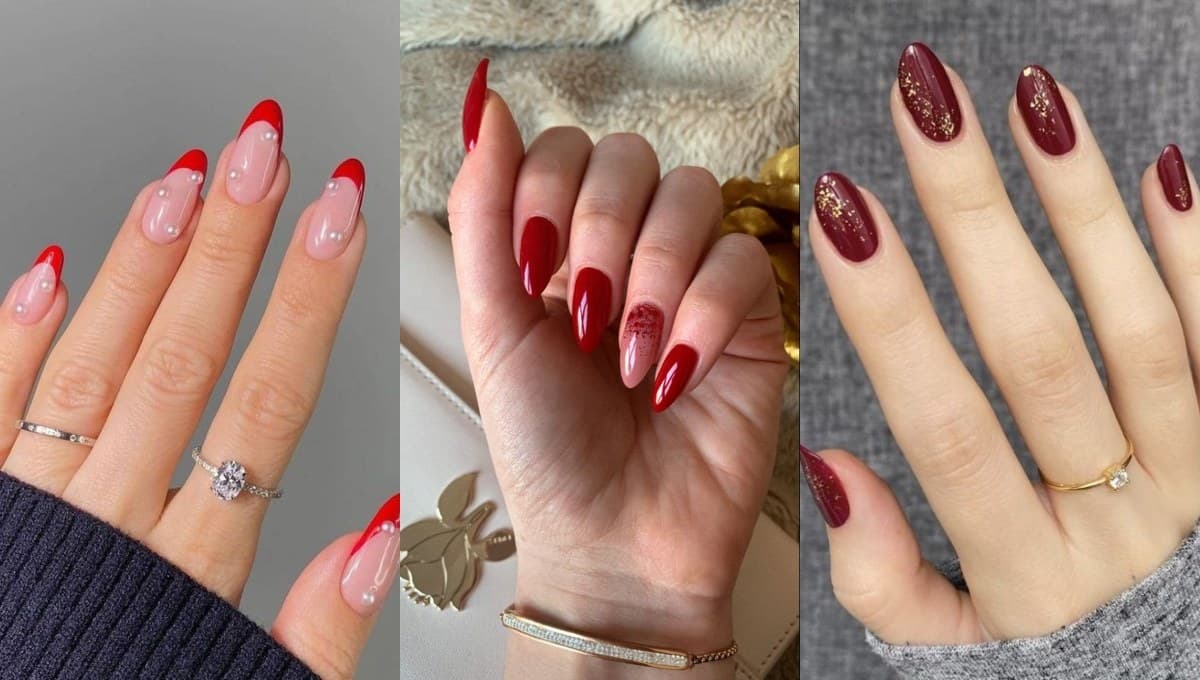 Diseños de uñas en color rojo sencillas, pero bonitas para la mejor manicura