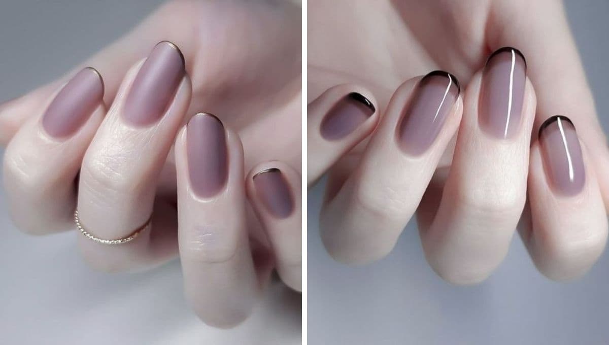 7 diseños de uñas con toques morados para una manicura sencilla linda