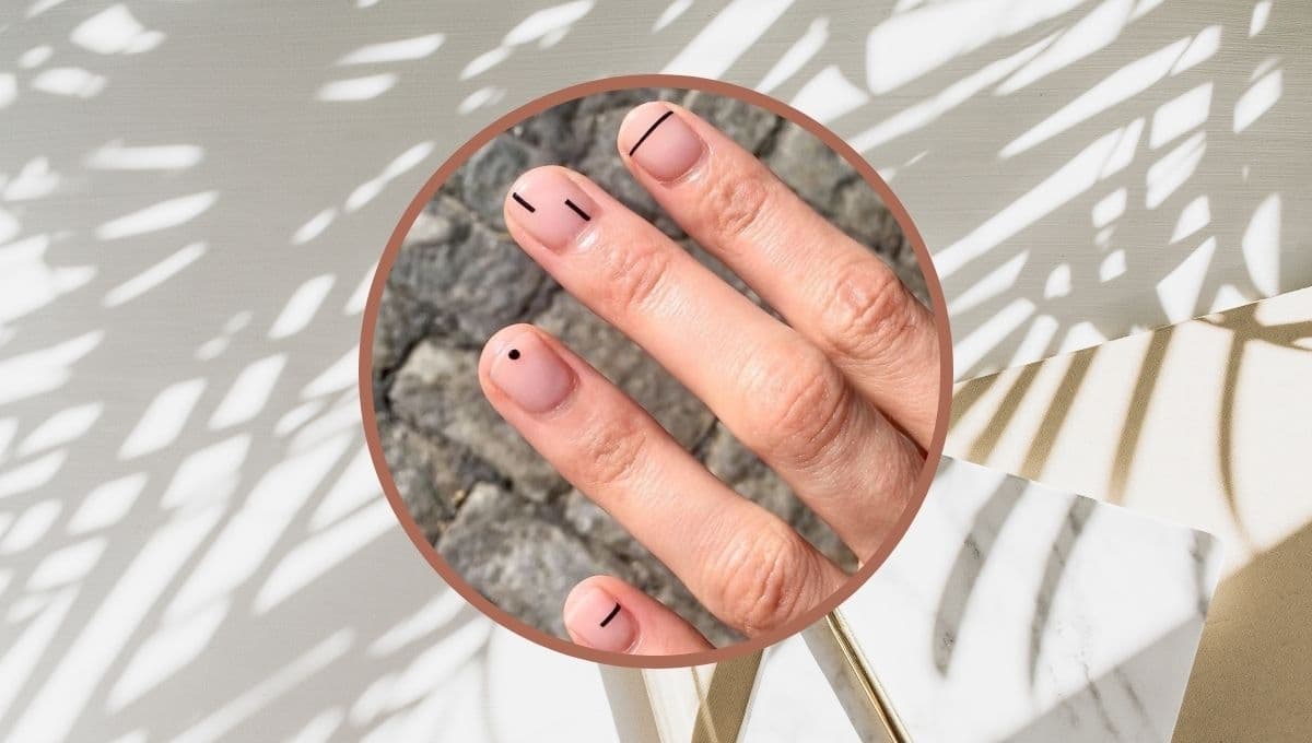 El arte del minimalismo en tu manicura: 5 diseños de uñas con líneas y colores neutros