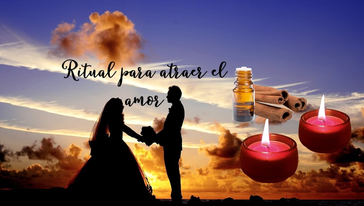 Ritual con vela de aceites esencias para atraer el amor