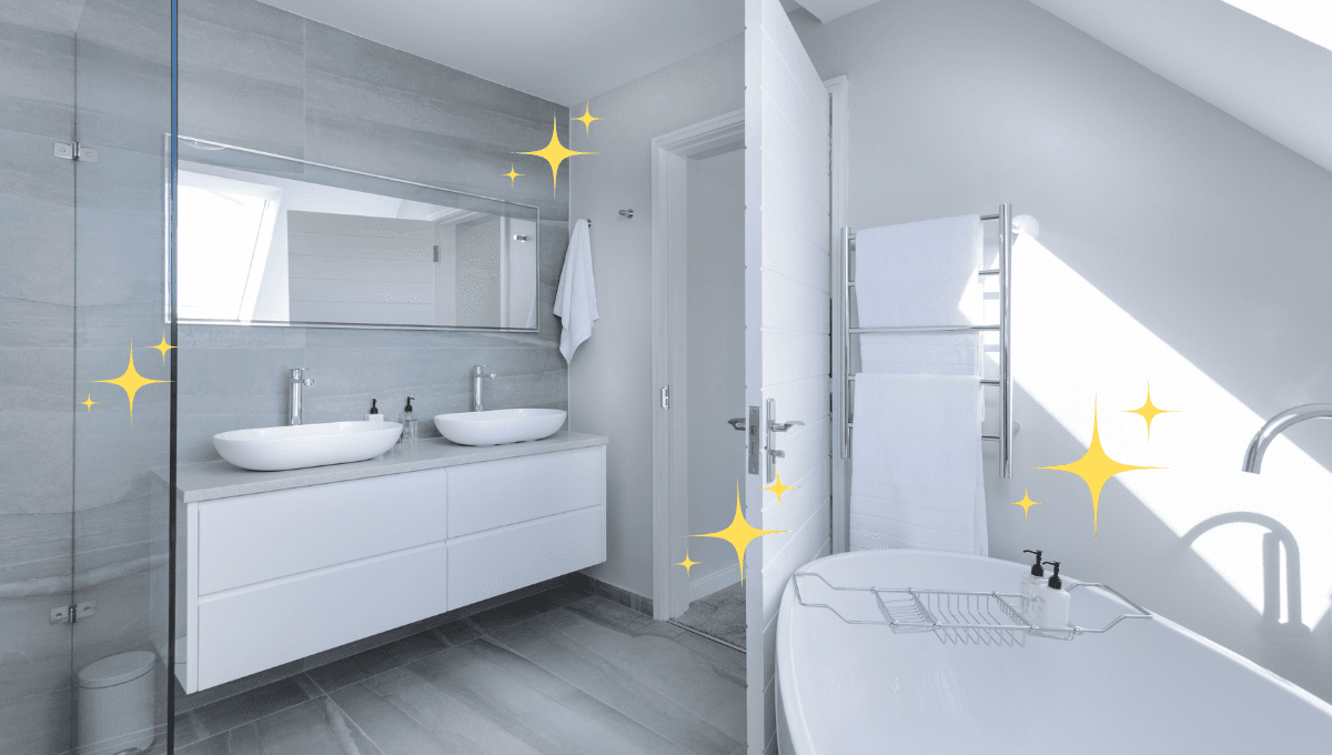 ¿Cómo limpiar el baño con vinagre y bicarbonato?