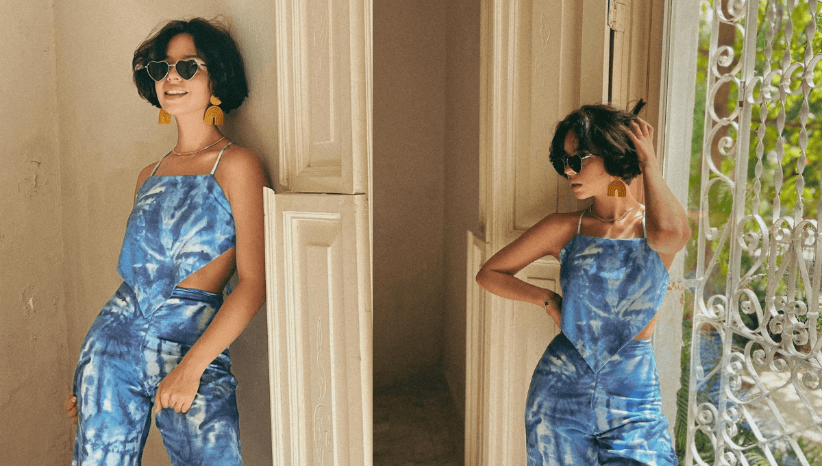 Ángela Aguilar te enseña cómo llevar el top pañuelo este verano