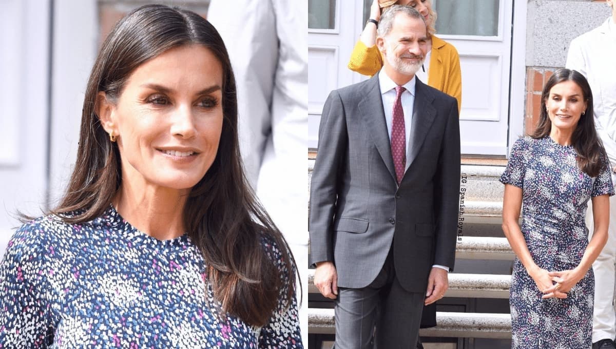 La reina Letizia enseña a usar las canas como mechas de moda en el cabello