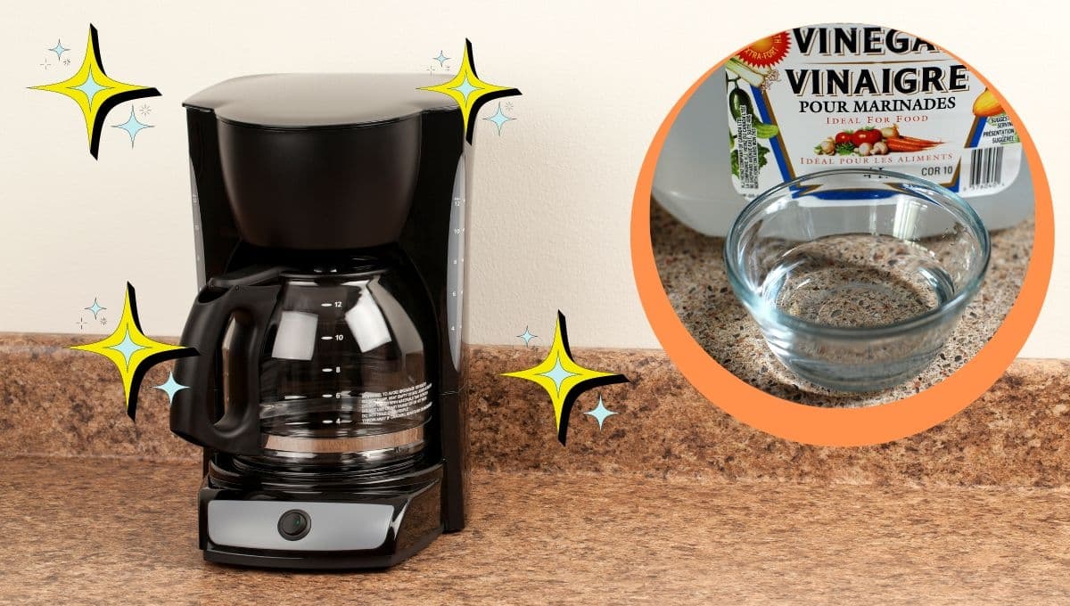 ¿Cómo se limpia una cafetera con vinagre?
