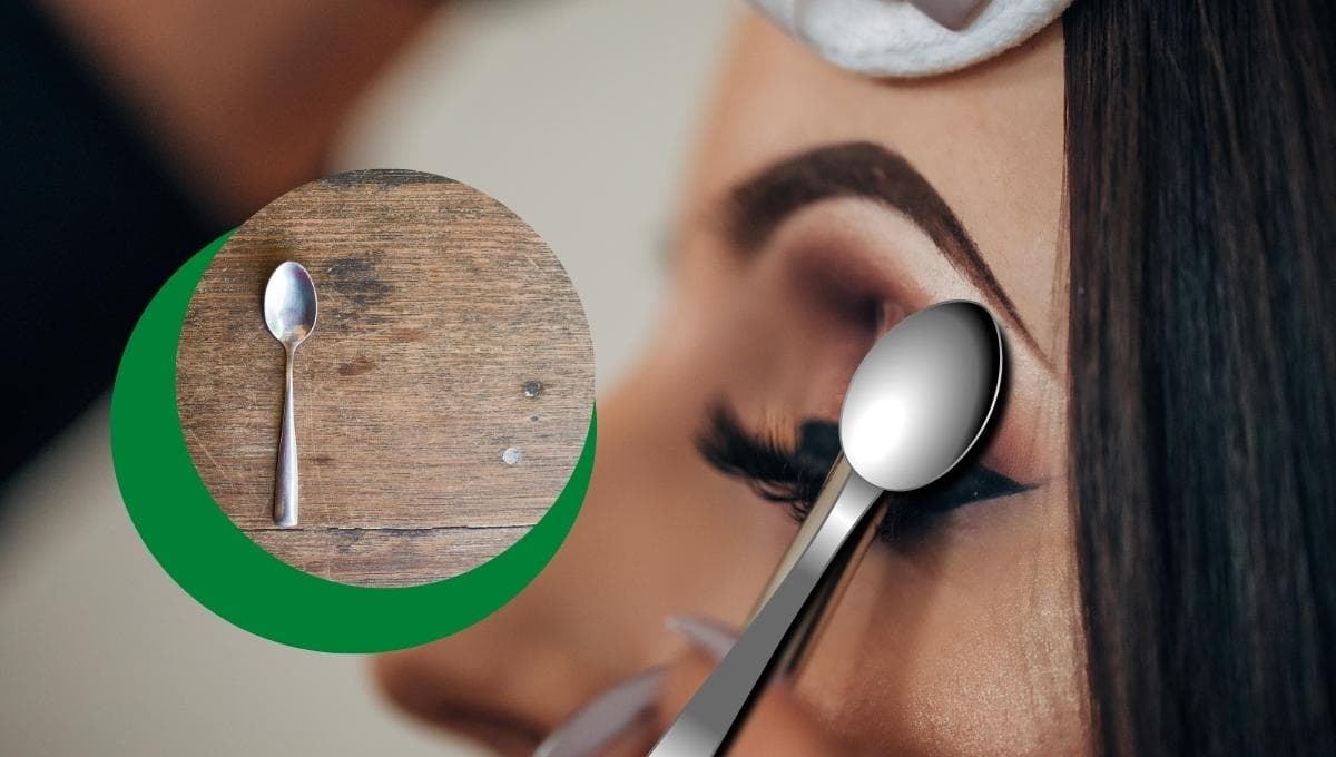¿No sabes maquillarte? Usa este maquillaje con técnica de cuchara
