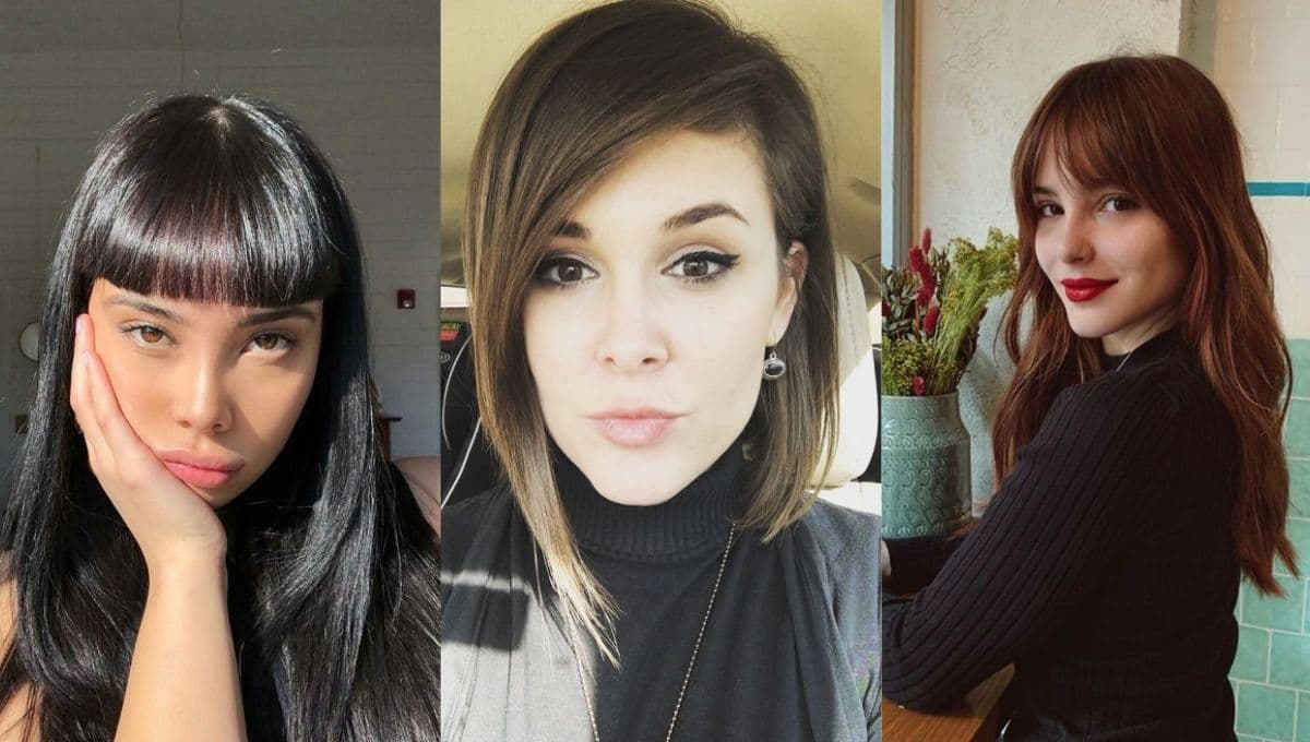 ¿Qué tipo de fleco hacerme si tengo el rostro redondo?