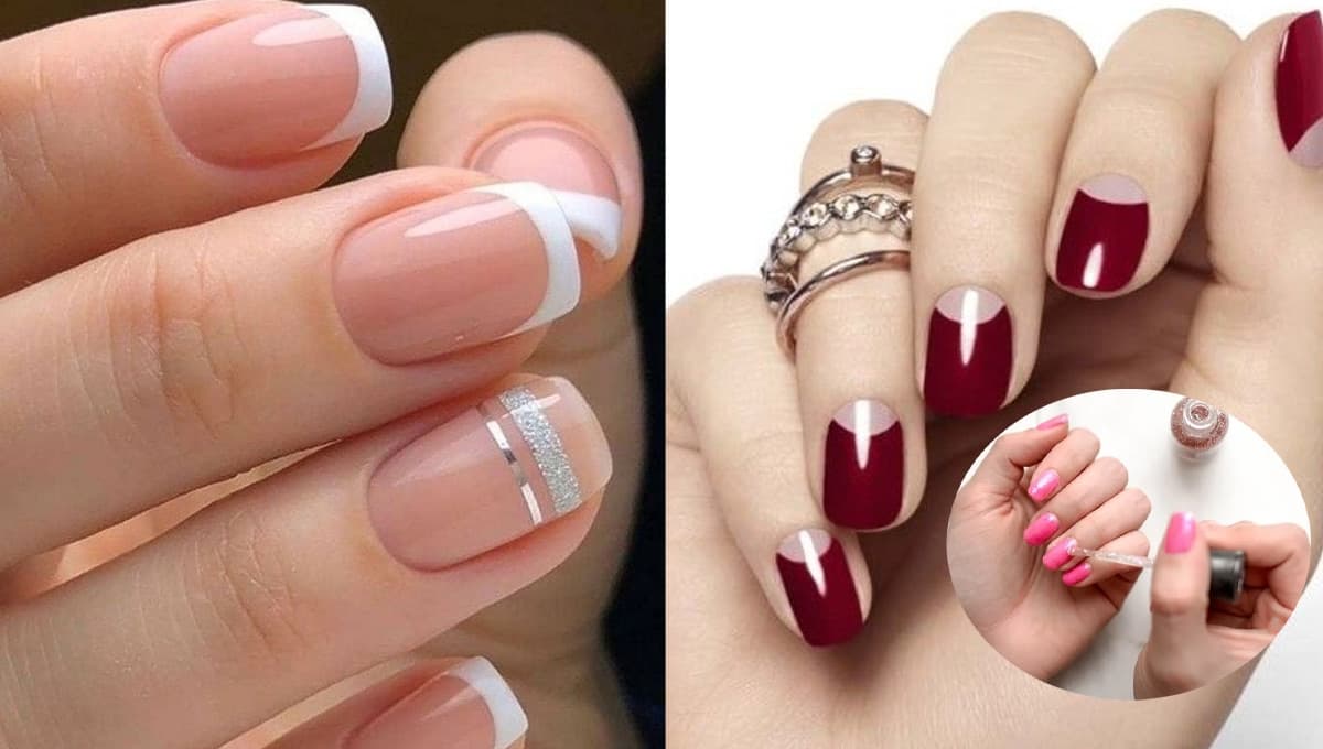 Manicura italiana es perfecta para uñas cortas elegantes ¡con un solo esmalte!