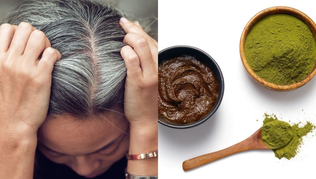 3 tintes vegetales que tienes que usar YA para tapar tus canas