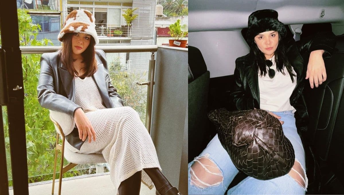 5 veces que Yuridia enseñó combinar gorro para el frío con un outfit a la moda