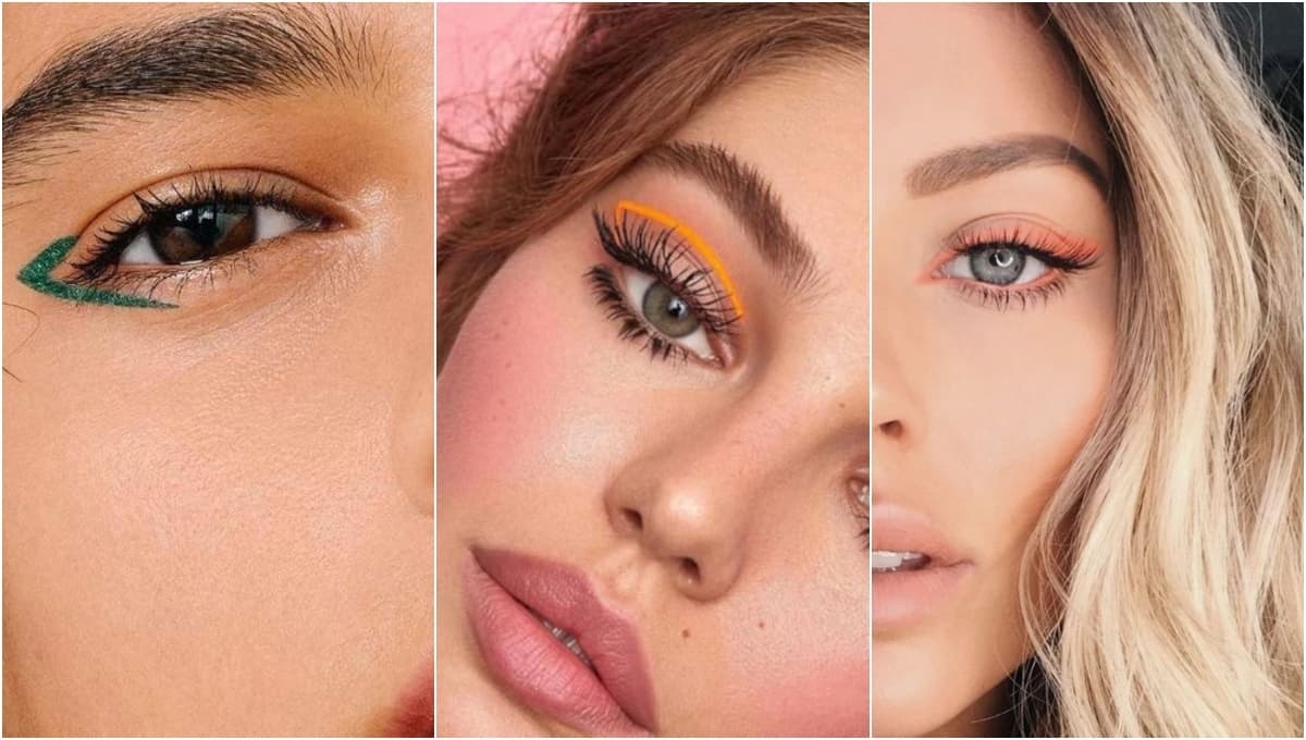 ¿Cómo delinear los ojos con párpado caído?