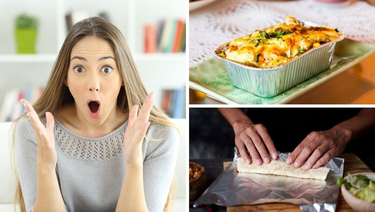 5 cosas que JAMÁS debes hacer con el papel aluminio