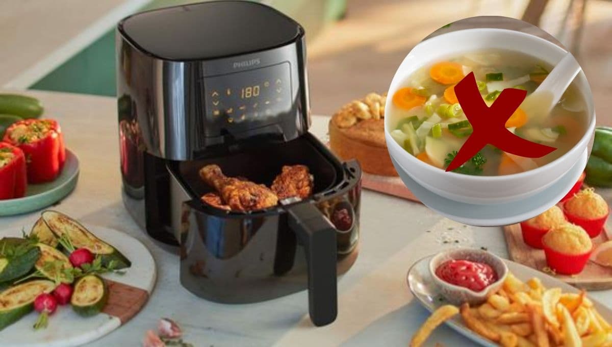 3 alimentos que NUNCA debes cocinar en la freidora de aire