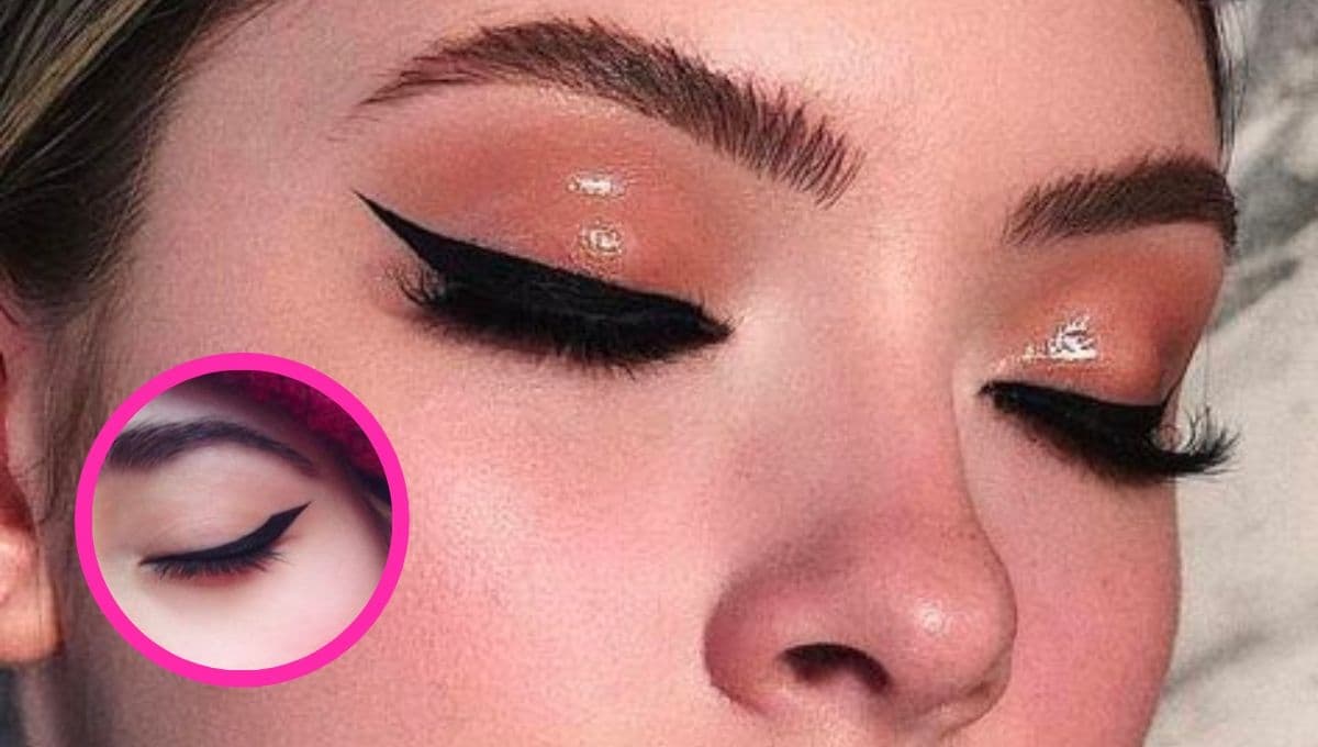 Delineado punta de flecha, el MEJOR para levantar párpados caídos o encapotado