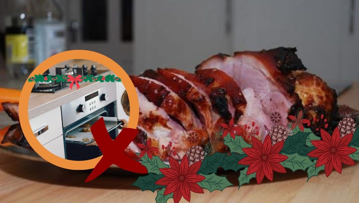 La MEJOR forma de preparar pierna ahumada en rebanadas SIN horno para Navidad