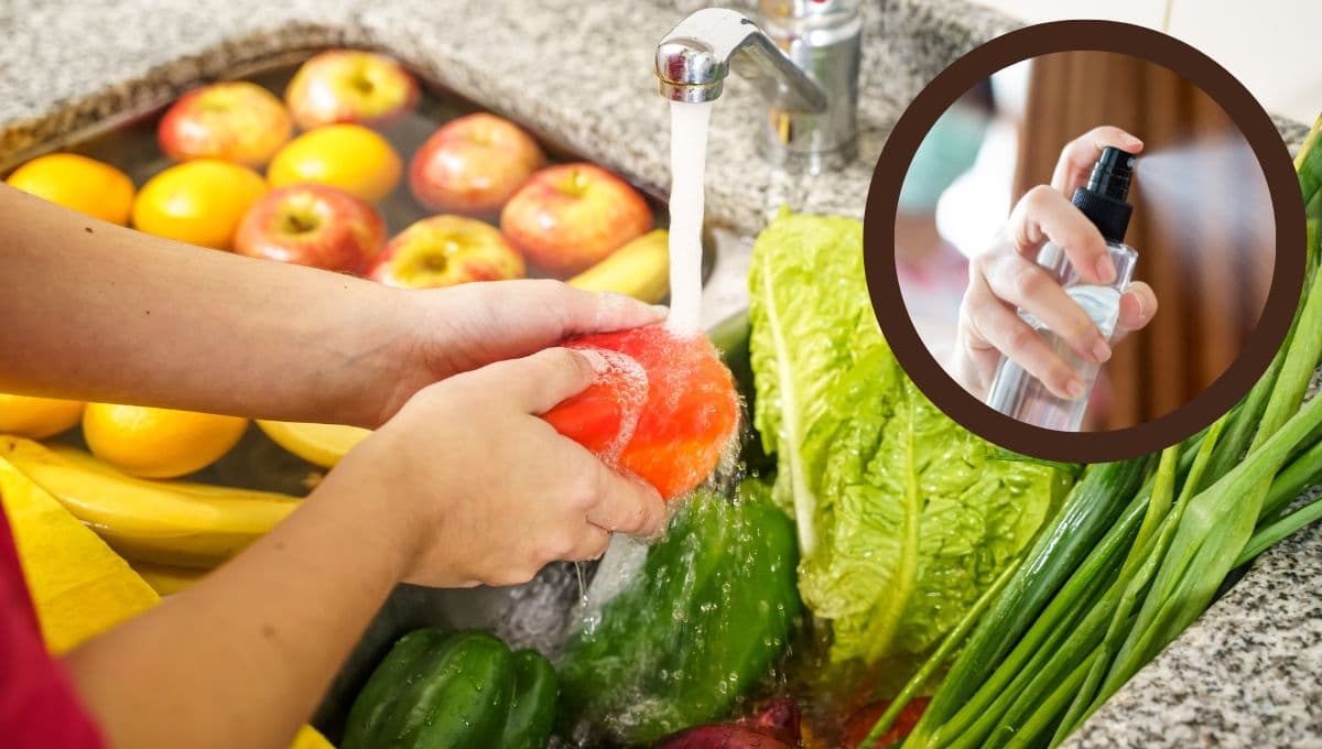 ¿Cómo hacer un desinfectante casero para frutas y verduras?