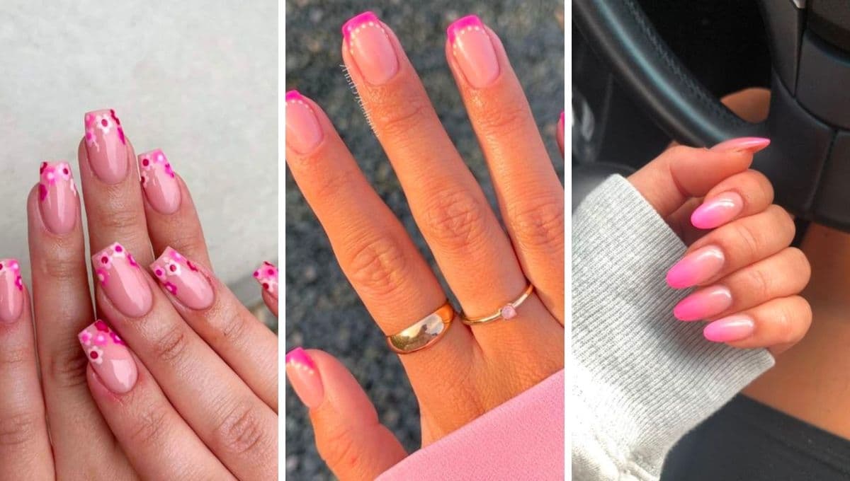Pink french nails: 5 ideas de manicura francesa para lucir linda