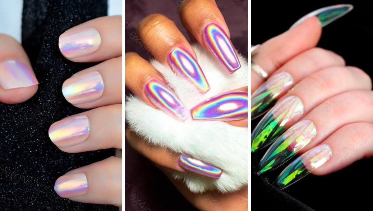 Manicura iridiscente: 5 diseños de uñas coloridas y elegantes