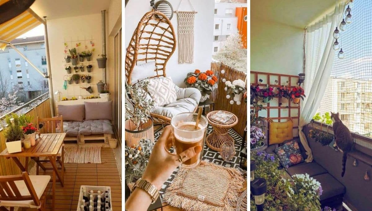5 ideas de decoración fáciles y aesthetic para una terraza pequeña en casa