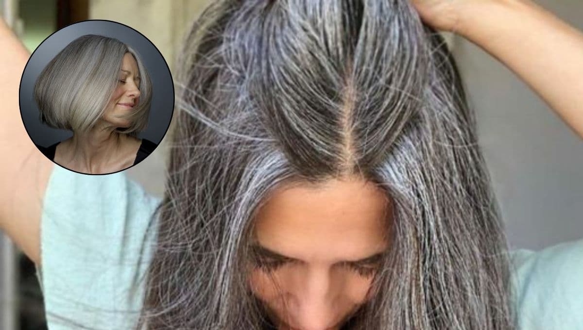 ¿Cómo hacer que las canas se vean bonitas?