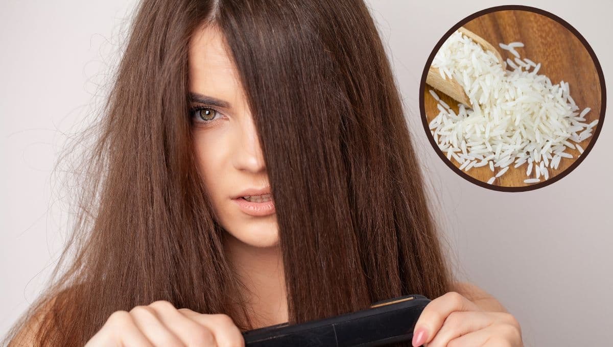 ¿Cómo se hace la keratina de arroz para el cabello?