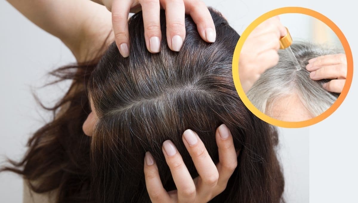 ¿Cómo puedo matizar mis canas sin tinte?