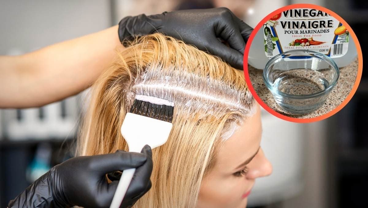 ¿Cómo usar vinagre en cabello decolorado?