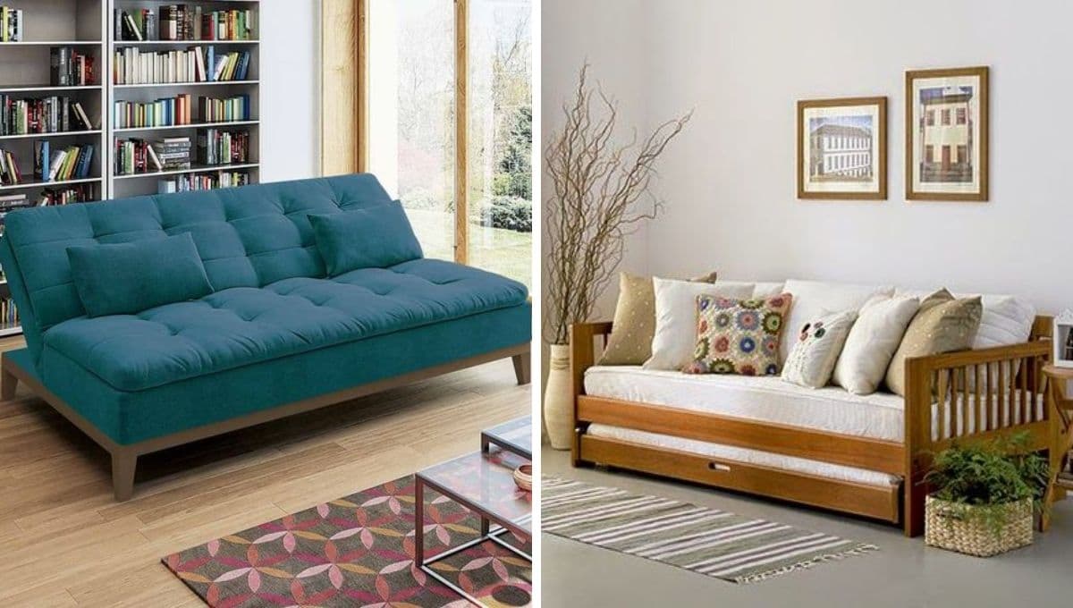 ¿Cómo acomodar un sofá cama en una sala pequeña?