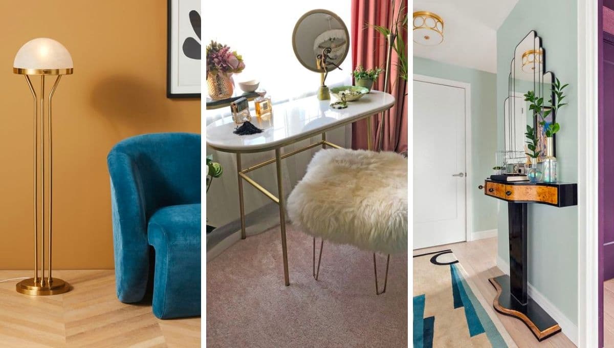 7 muebles art deco que necesitas para lograr un estilo más elegante en casa