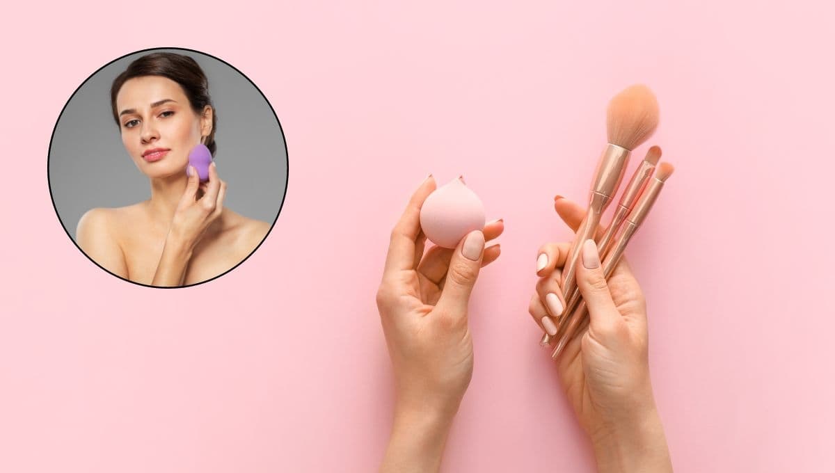 ¿Qué es mejor para aplicar el maquillaje brocha o esponja?