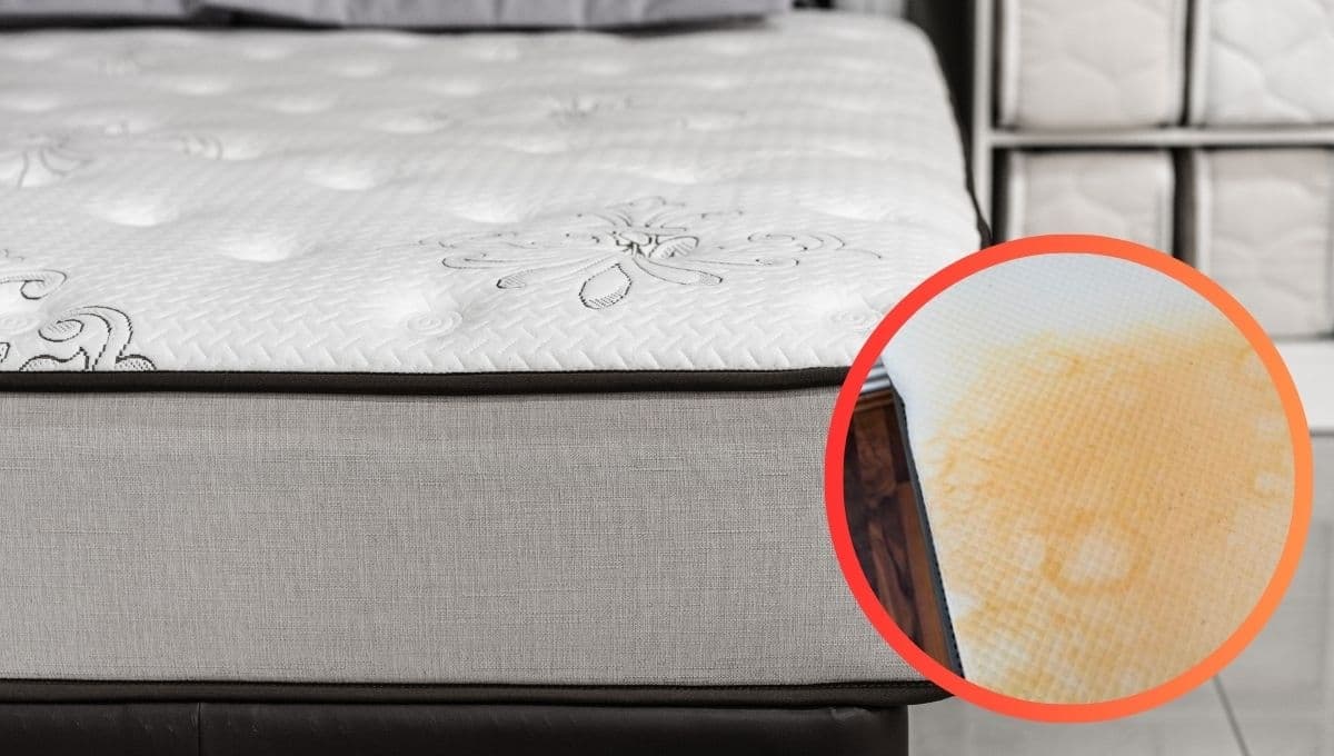 ¿Cómo sacar las manchas amarillas de un colchón?