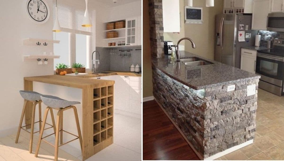 Decoración de la cocina: 5 estilos de barras para un espacio pequeño