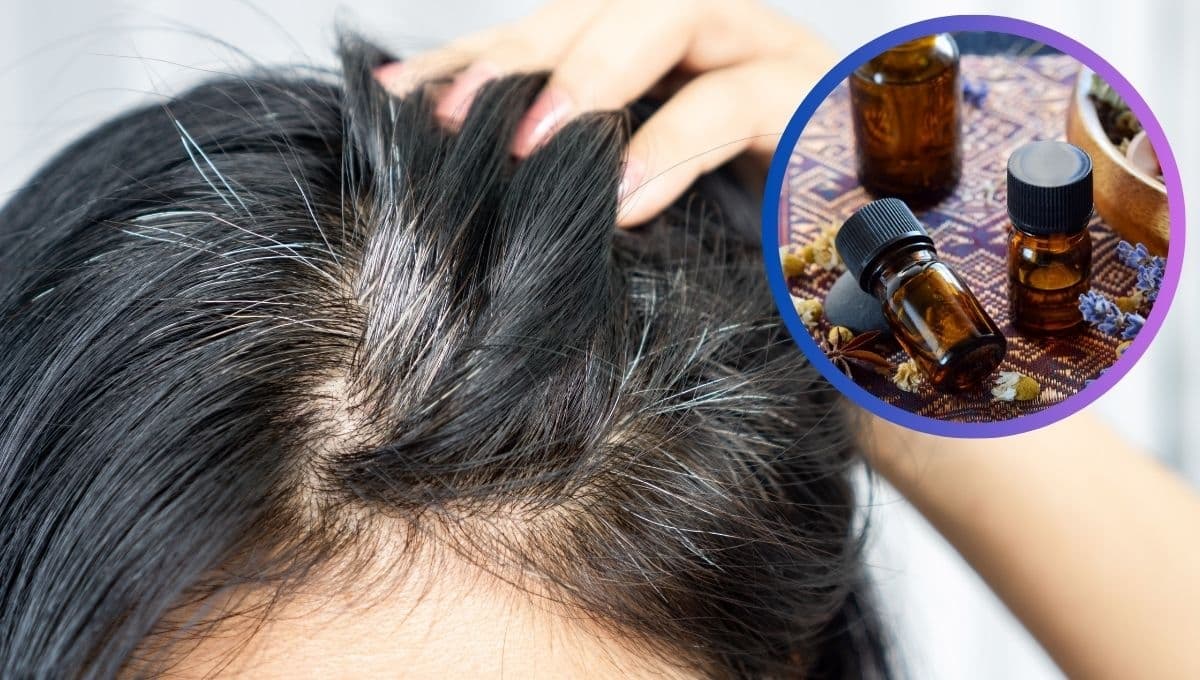 3 aceites esenciales que debes usar YA para eliminar las canas