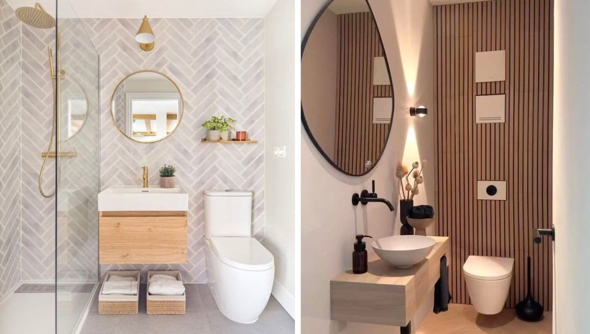 7 ideas de acomodar un baño de 2×2 y hacerlo ver elegante