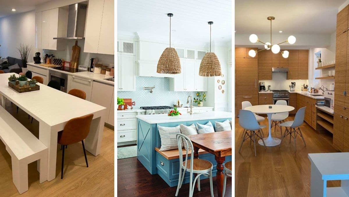 Ideas inspiradoras para decorar un comedor con cocina integrada