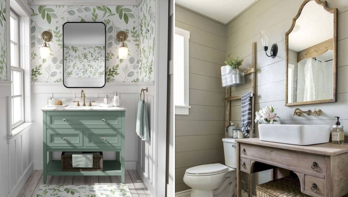 ¿Cómo decorar un baño estilo vintage?