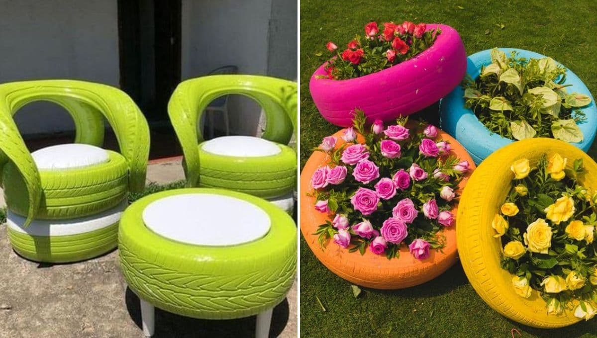 Material reciclado: 4 ideas para reusar llantas de carro en la decoración