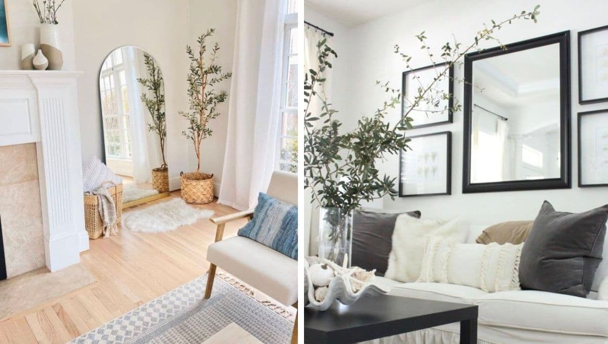 ¿Cómo decorar la pared de la sala? 4 ideas auténticas con espejos y pintura