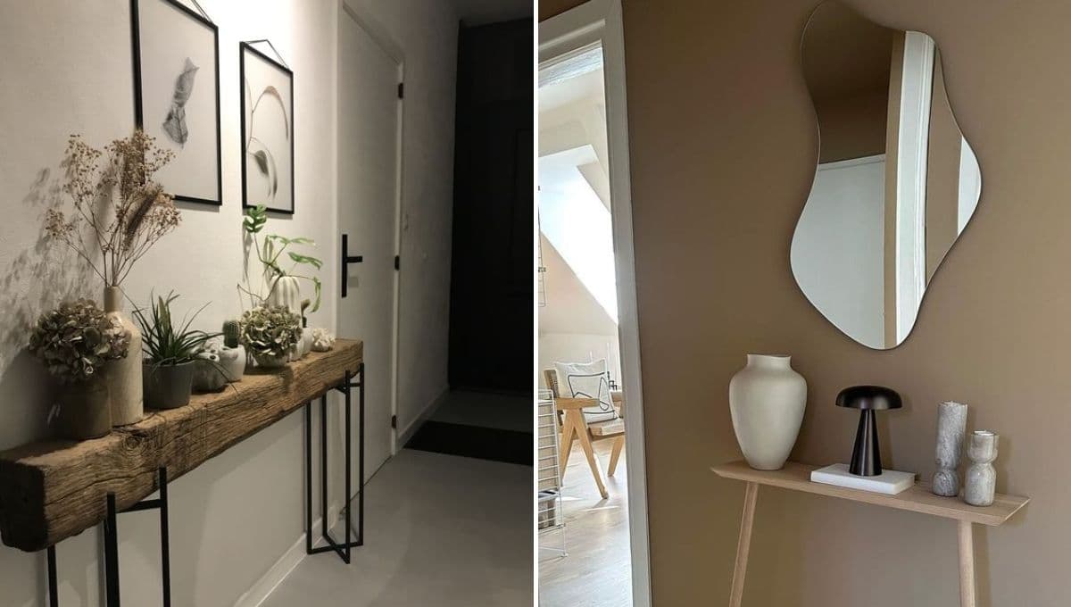¿Cómo decorar un recibidor pequeño? 4 ideas para modernizar la entrada de tu casa