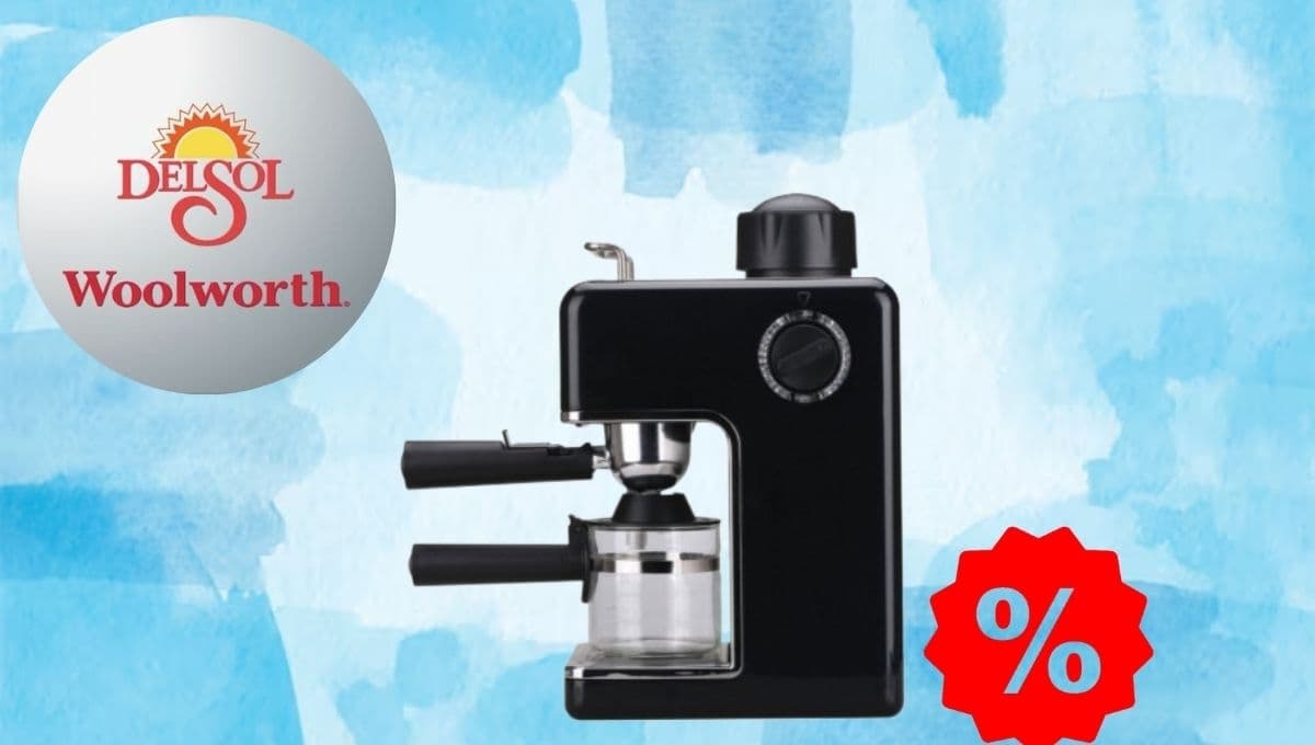 Woolworth pone casi regalada su cafetera para capuccino y espresso con este descuento