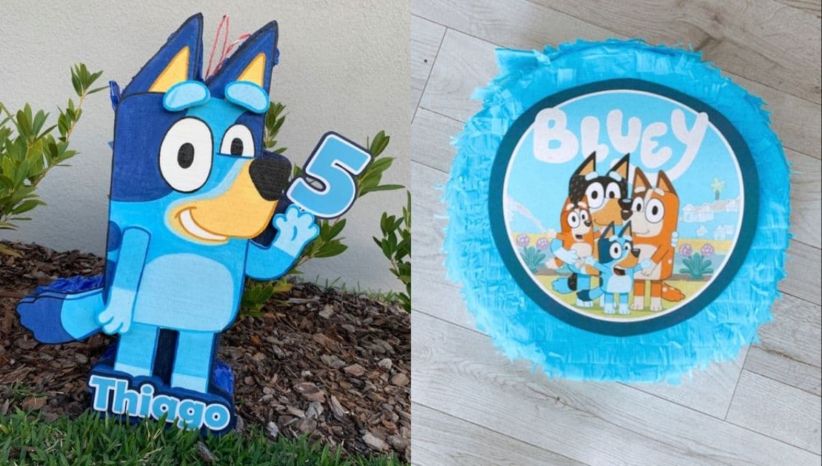 ¡Celebra a lo grande! Ideas de piñatas de Bluey para una fiesta de cumpleaños