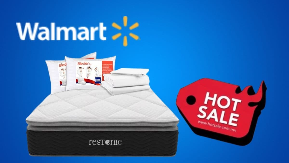 Hot Sale 2024: lleva el colchón matrimonial con el 60% de descuento en Walmart