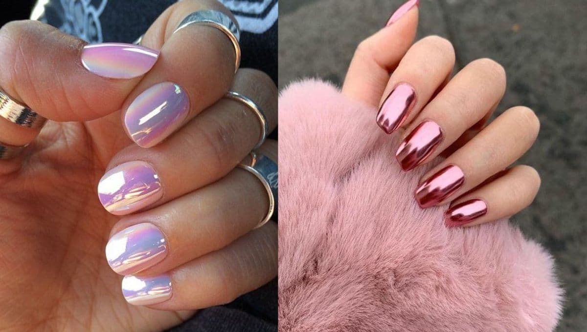 Gelish efecto espejo: 5 ideas bonitas para lucir tu manicura