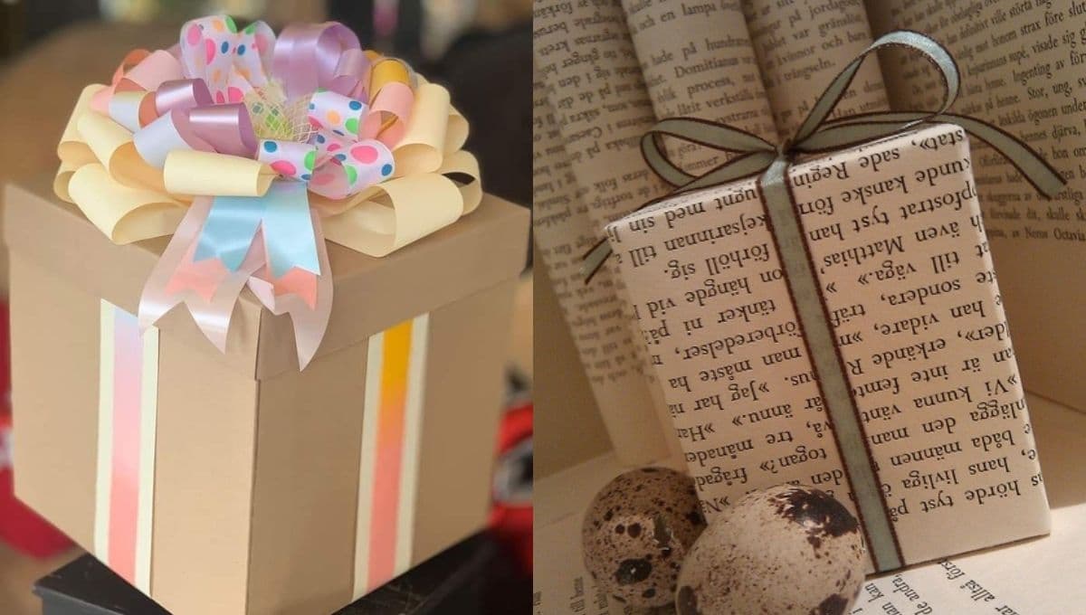 ¿Cómo decorar una caja de regalo? 4 ideas sin gastar mucho