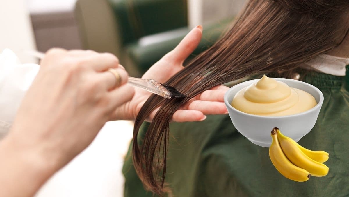 La keratina de plátano y mayonesa para alisar y darle vida a tu cabello