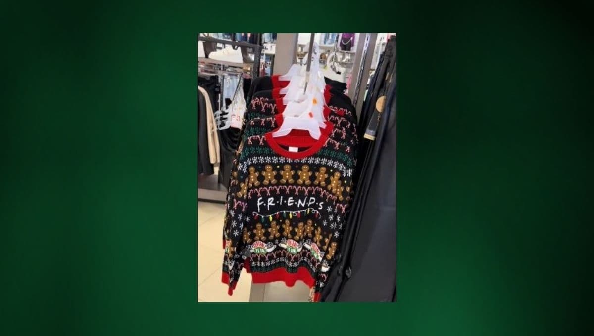 Suéter navideño de Friends: Precio y dónde comprarlo en México
