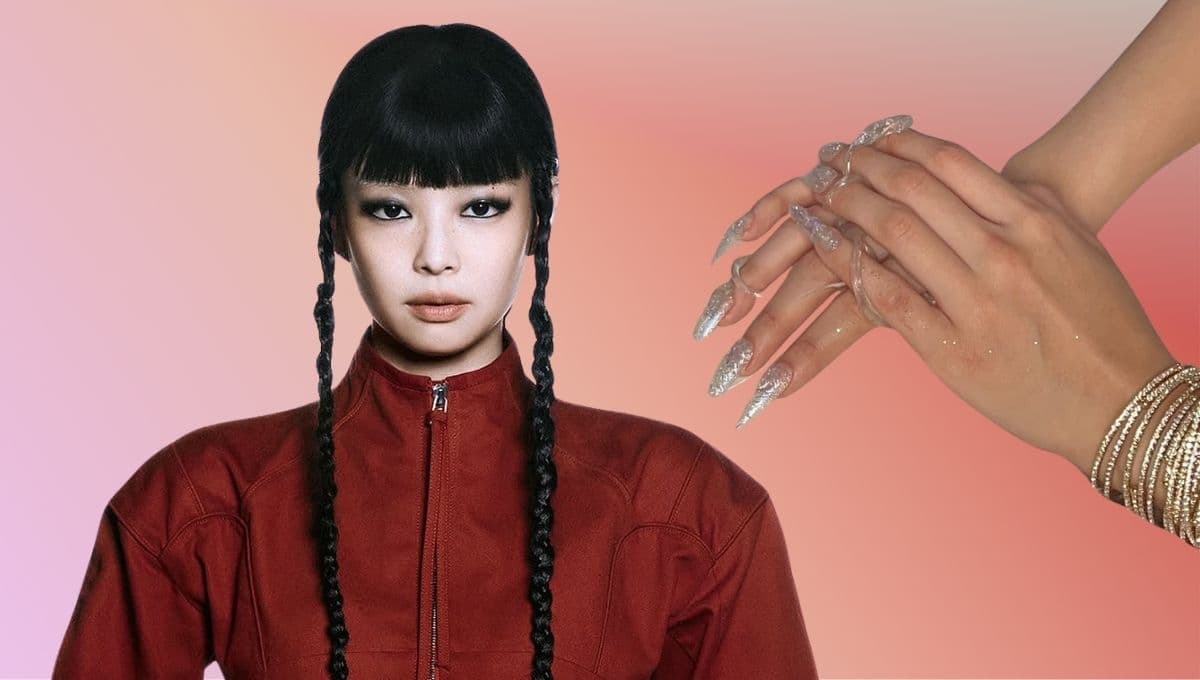 Ruby nails, la tendencia de uñas que destaca en el nuevo álbum de Jennie