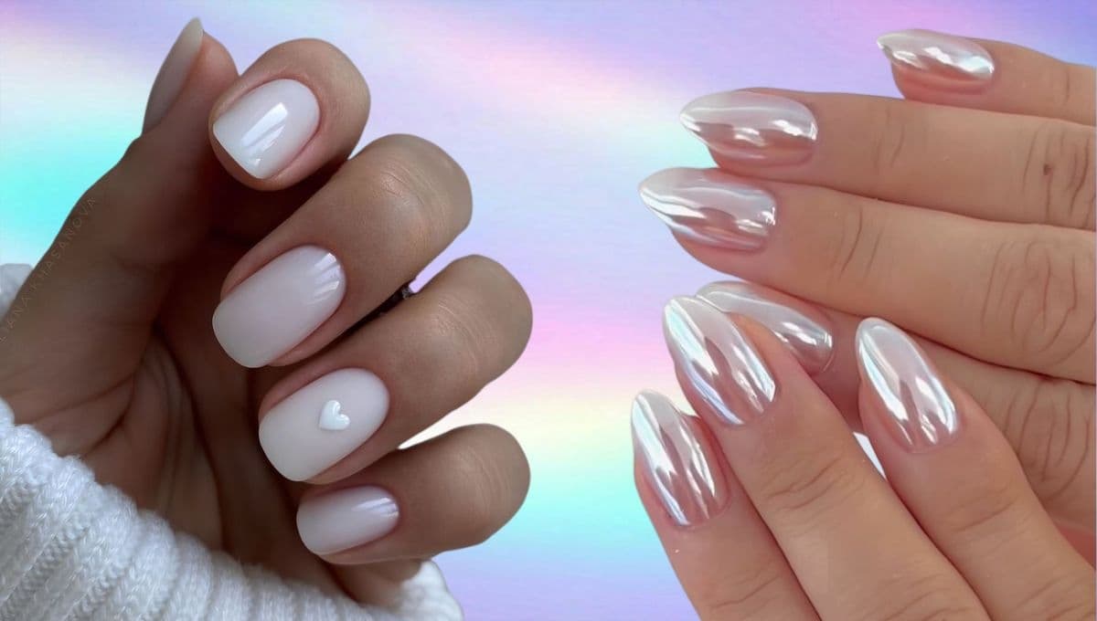 Deja la tradicional manicura francesa con estos 4 diseños de uñas blancas