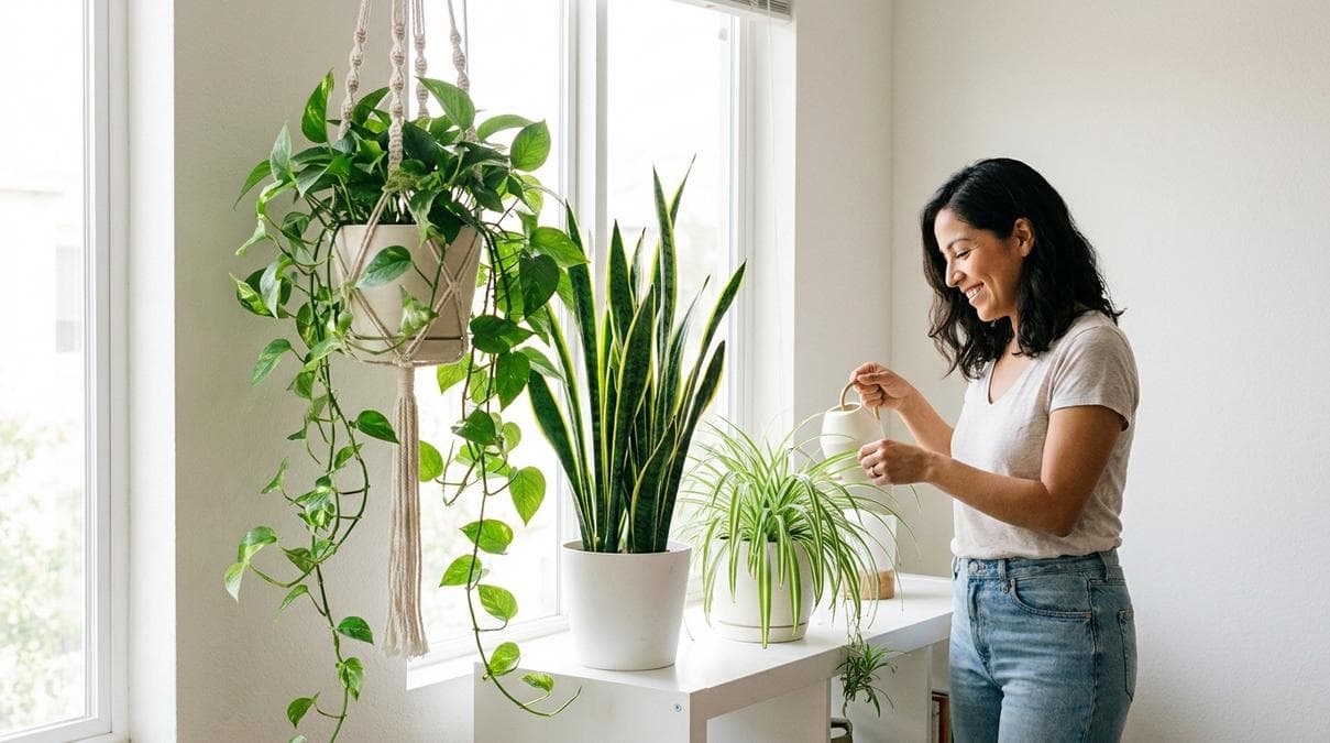3 Plantas que Mejoran el Aire de tu Casa sin Complicarte